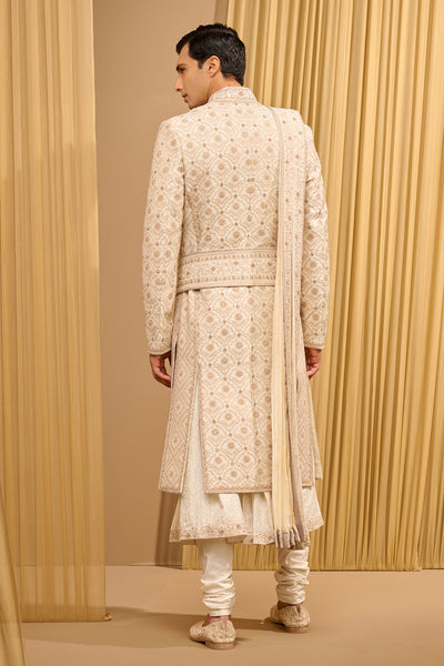 Tarun Tahiliani Menswear Embroidered Sherwani Set indian designer wear online shopping melange singapore
