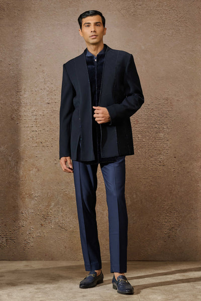 Tarun Tahiliani Menswear IndoWestern Bandgala Set indian designer wear online shopping melange singapore