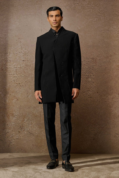 Tarun Tahiliani Menswear IndoWestern Sherwani Set indian designer wear online shopping melange singapore