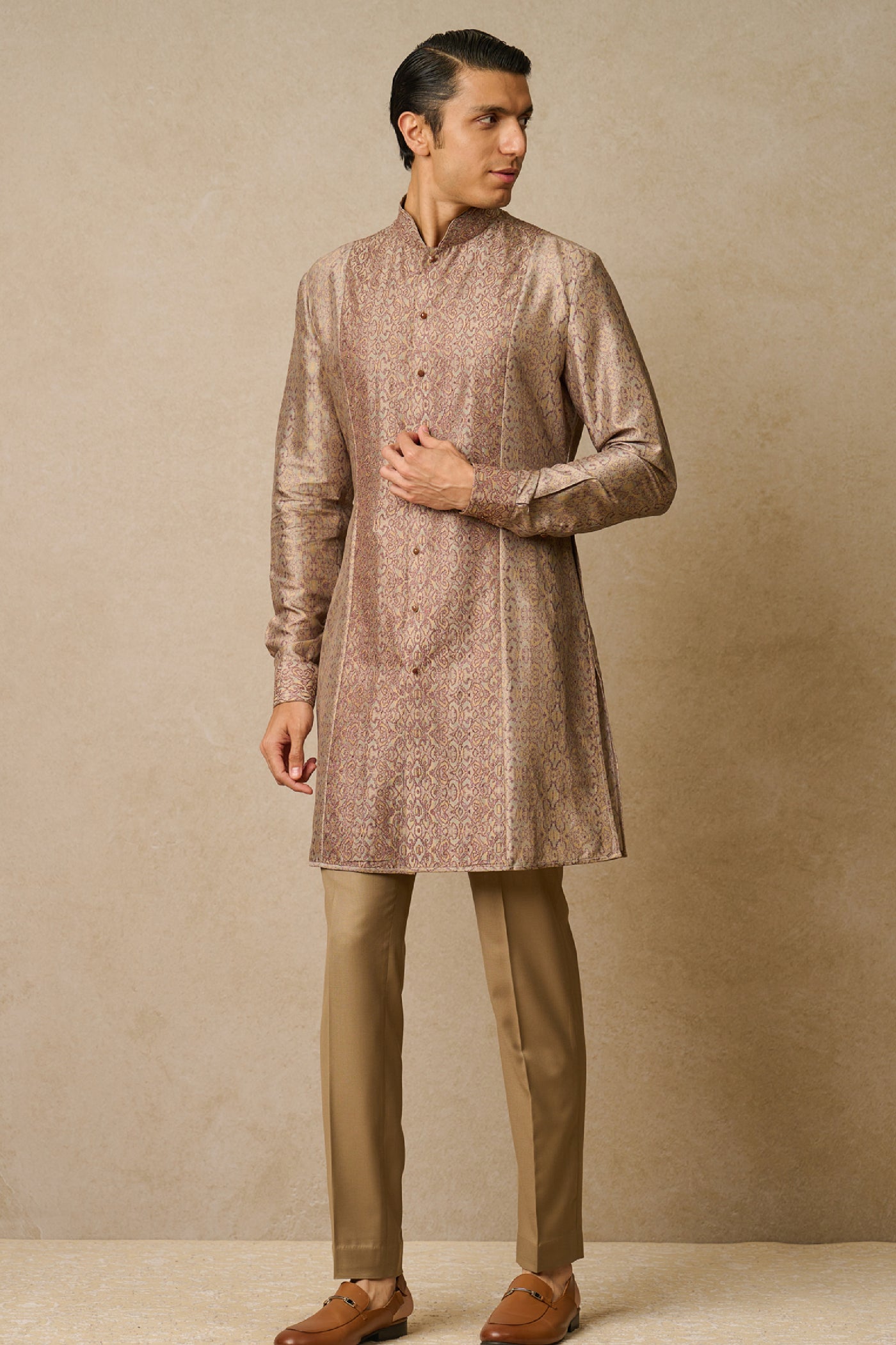 Tarun Tahiliani Menswear Kurta And Trouser indian designer wear online shopping melange singapore