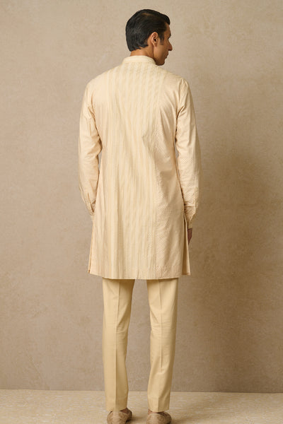 Tarun Tahiliani Menswear Kurta And Trouser Ivory indian designer wear online shopping melange singapore