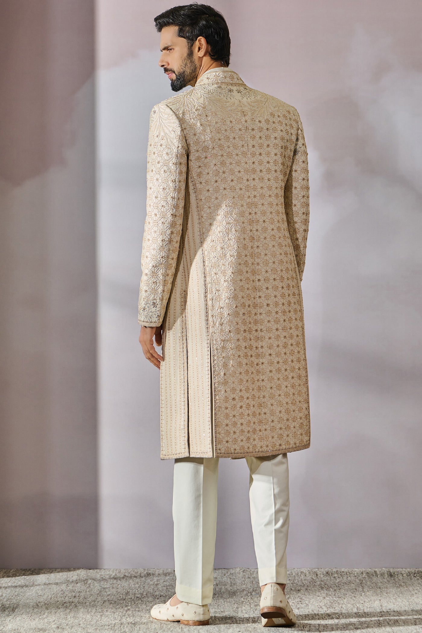 Tarun Tahiliani Menswear Sherwani Kamarbandh Trouser Kurta indian designer wear online shopping melange singapore