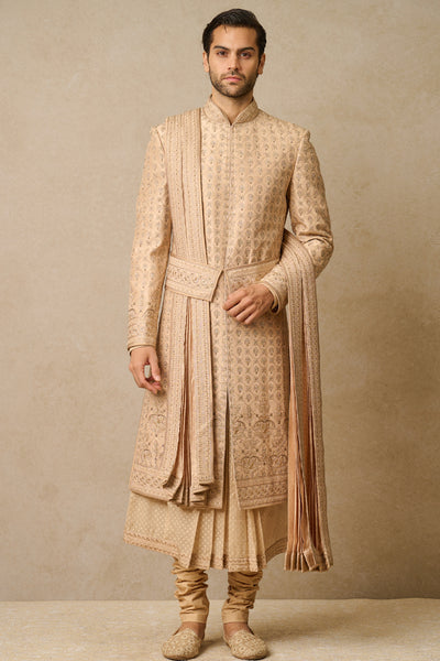 Tarun Tahiliani Menswear Sherwani Set Of 7 indian designer wear online shopping melange singapore