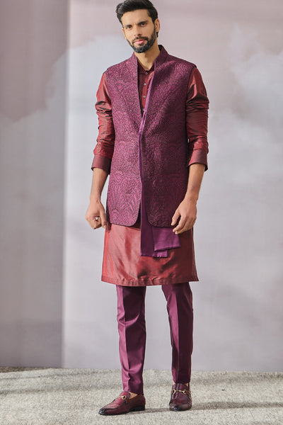 Tarun Tahiliani Menswear Waistcoat indian designer wear online shopping melange singapore