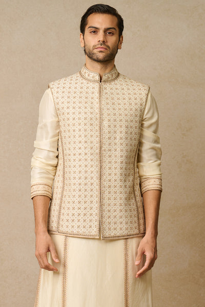 Tarun Tahiliani Menswear Waistcoat indian designer wear online shopping melange singapore