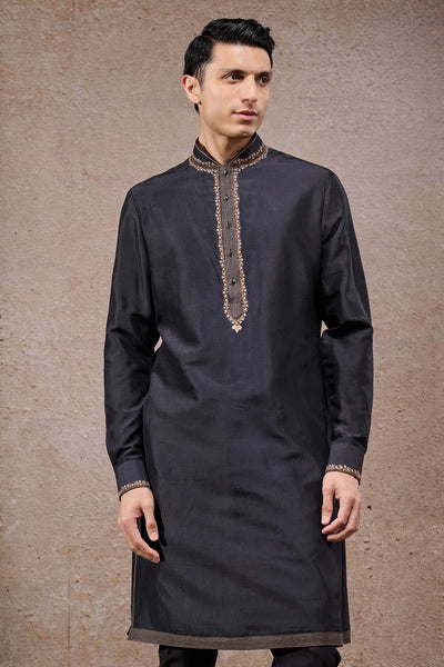 Tarun Tahiliani Menswear Zardozi Brocade Sherwani Set indian designer wear online shopping melange singapore 