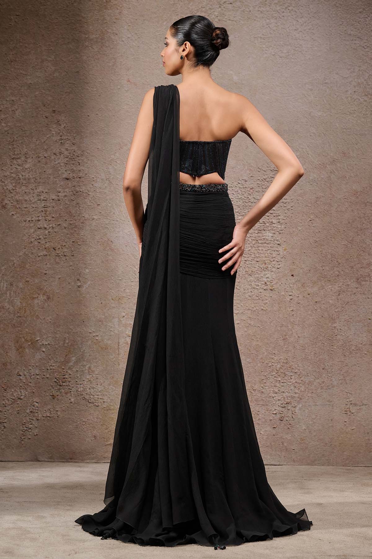 Tarun Tahiliani Mosaic Concept Saree indian designer wear online shopping melange singapore 