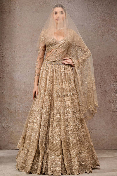 Tarun Tahiliani Mughal Embroidered Lehenga With Dupatta indian designer wear online shopping melange singapore 