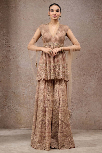 Tarun Tahiliani Mughal Embroidered Sharara indian designer wear online shopping melange singapore 