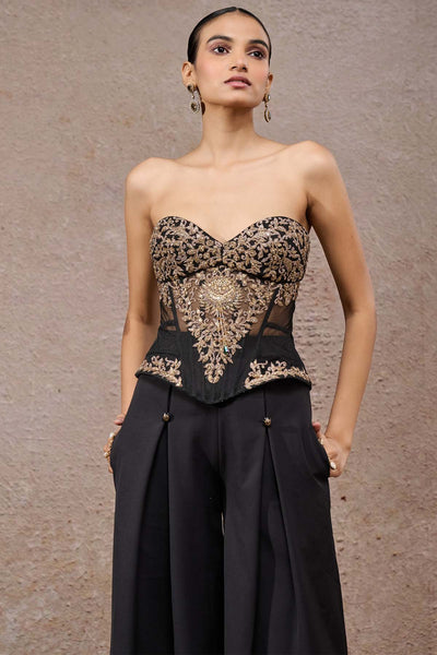 Tarun Tahiliani Mughal Jewel Corset Pants indian designer wear online shopping melange singapore 
