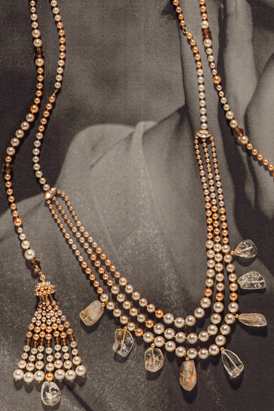 Tarun Tahiliani Jewellery Necklace Dori With Tassels Indian designer wear online shopping melange singapore
