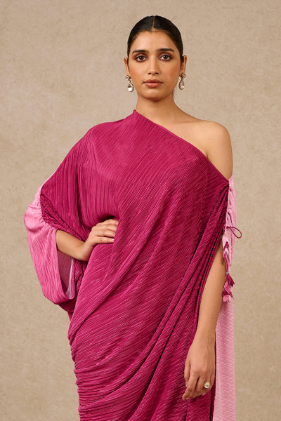 Tarun Tahiliani Pink Ombre Kaftan designer wear online shopping melange singapore