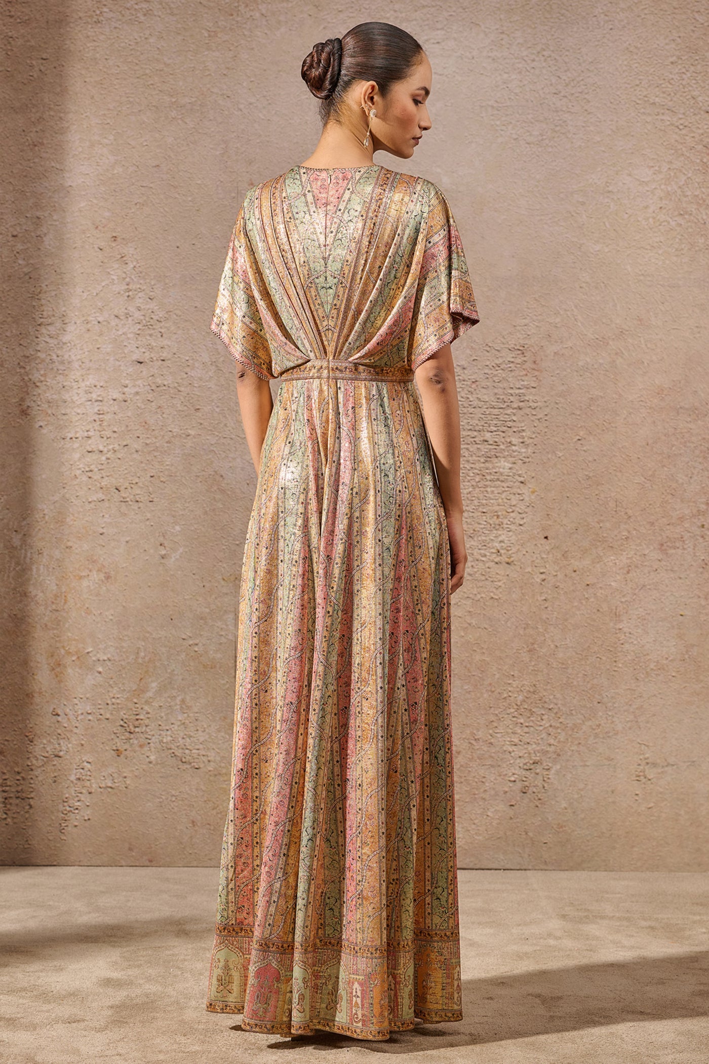 Tarun Tahiliani Printed Jumpsuit indian designer wear online shopping melange singapore
