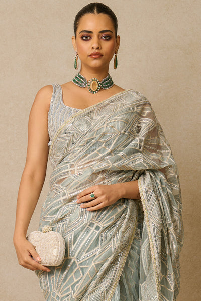 Tarun Tahiliani Saree Blouse indian designer wear online shopping melange singapore