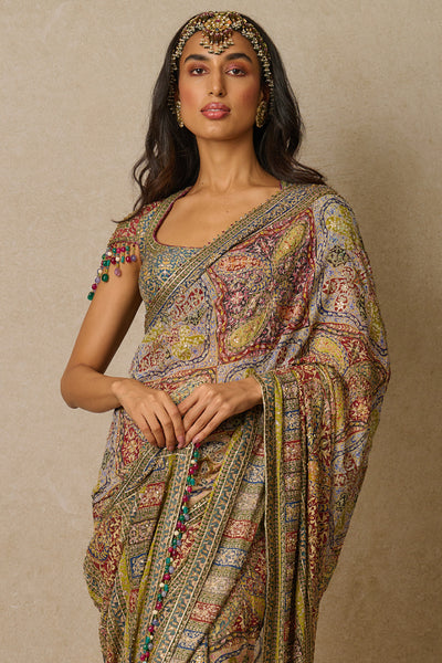 Tarun Tahiliani Saree Blouse indian designer wear online shopping melange singapore
