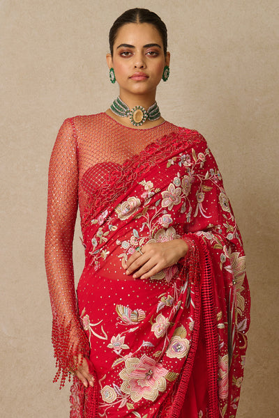 Tarun Tahiliani Saree Blouse indian designer wear online shopping melange singapore