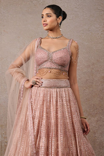Tarun Tahiliani Sequin Embroidered Lehenga Indian designer wear online shopping melange singapore