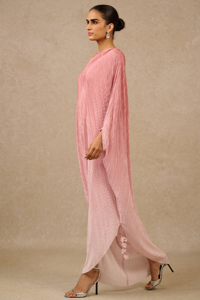 Tarun Tahiliani Shaded Old Rose Kaftan indian designer wear online shopping melange singapore