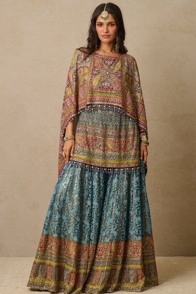 Tarun Tahiliani Sharara Kurta Dupatta indian designer wear online shopping melange singapore