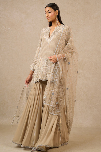 Tarun Tahiliani Sharara Kurta Dupatta indian designer wear online shopping melange singapore