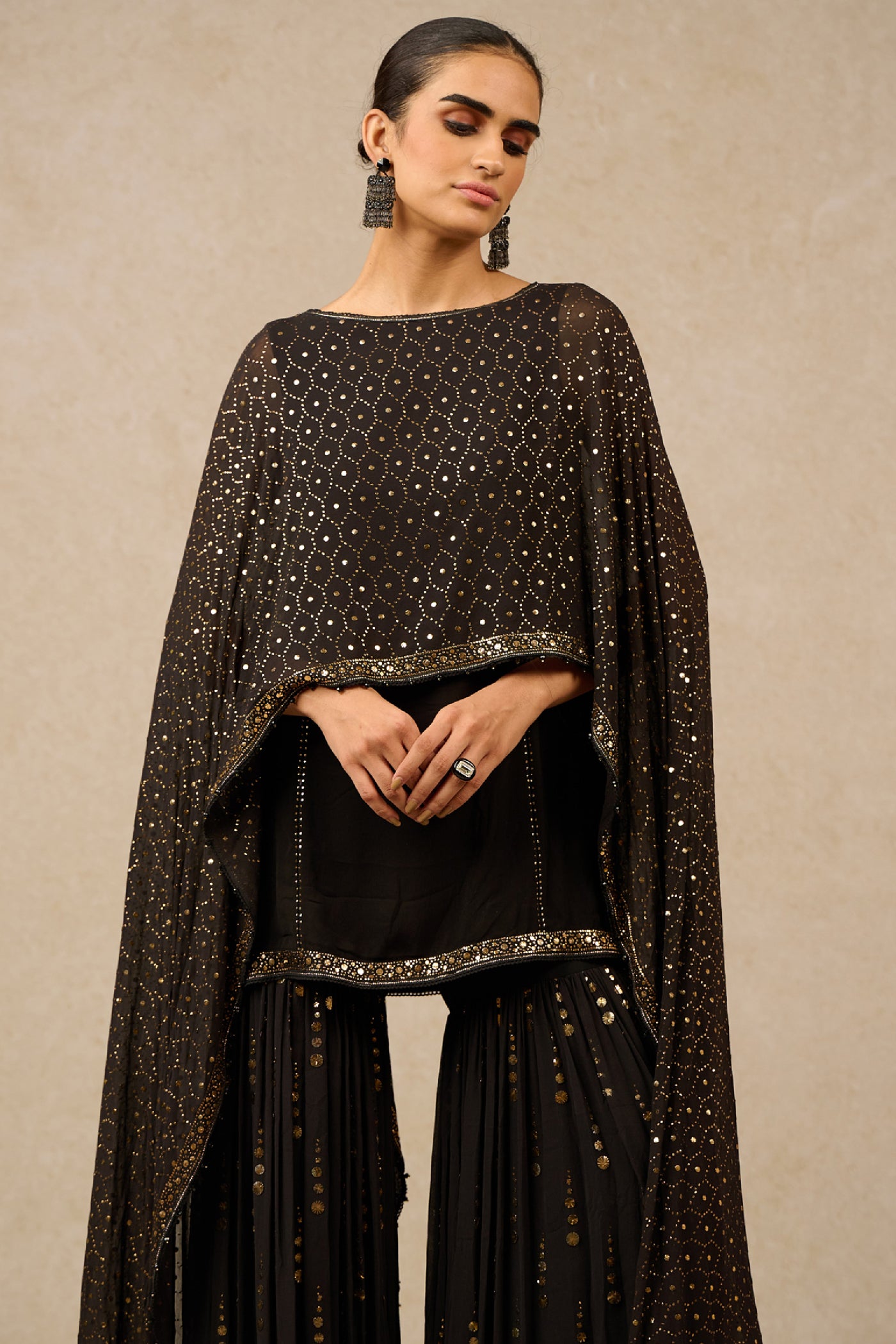 Tarun Tahiliani Sharara Kurti indian designer wear online shopping melange singapore
