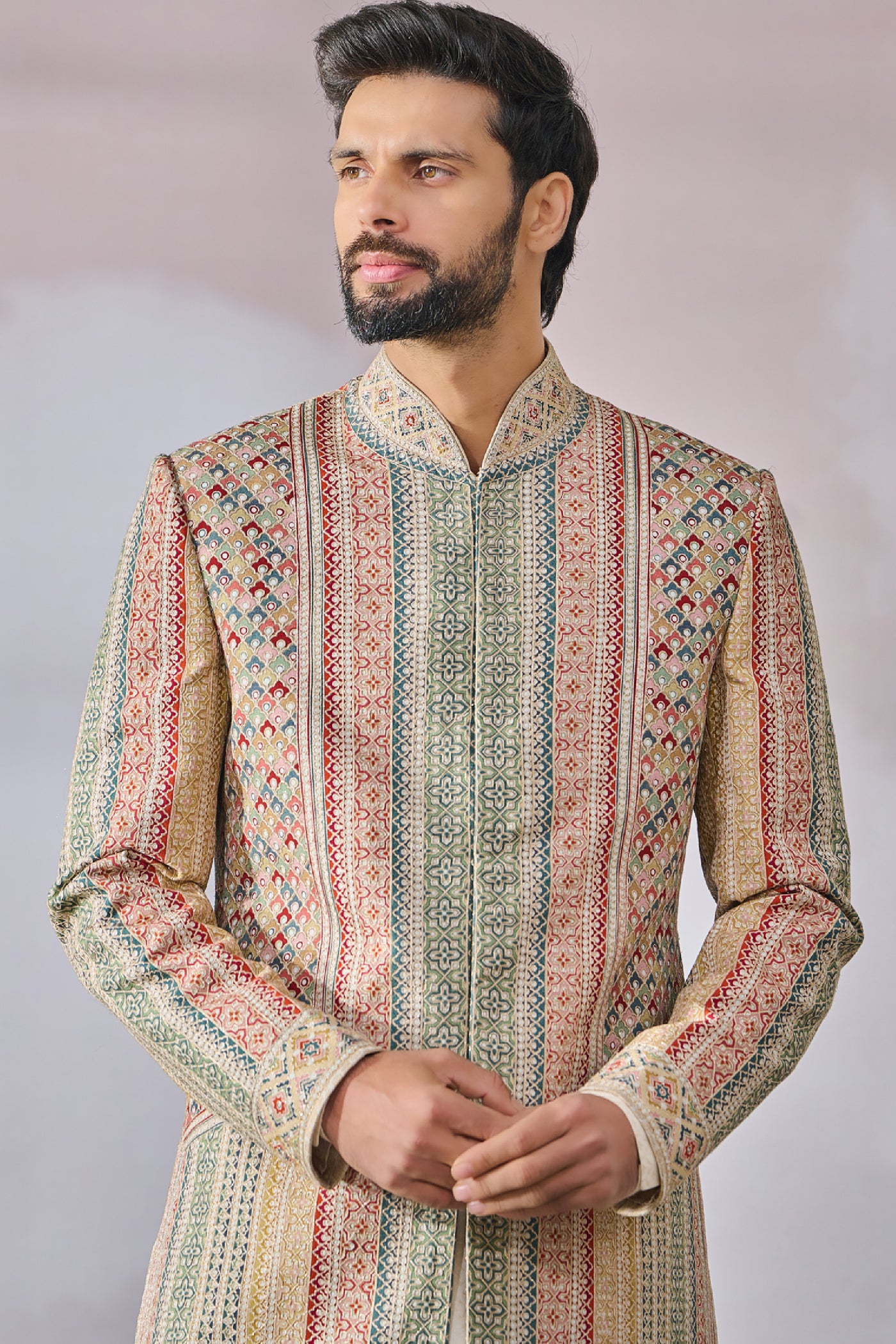 Tarun Tahiliani Menswear Sherwani Kurta Salwar indian designer wear online shopping melange singapore