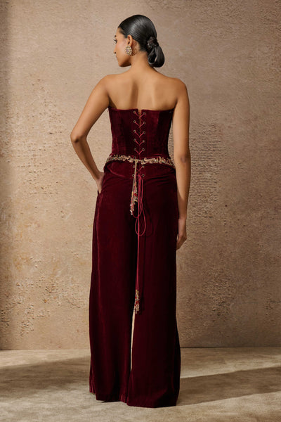 Tarun Tahiliani Signature Embroidered Co-Ord Set indian designer wear online shopping melange singapore