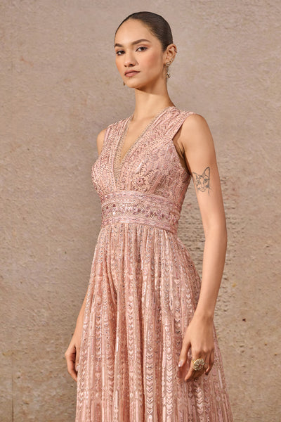 Tarun Tahiliani Signature Embroidered Jumpsuit indian designer wear online shopping melange singapore
