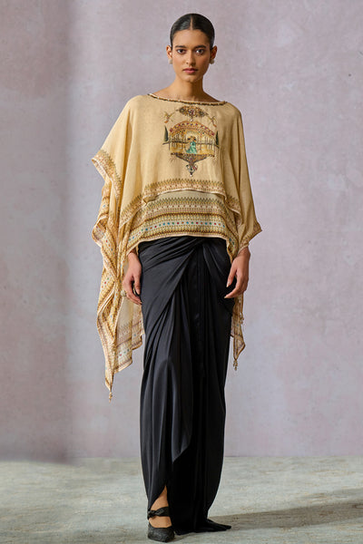 Tarun Tahiliani Top Ecru indian designer wear online shopping melange singapore