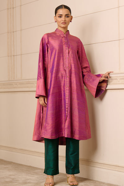 Tarun Tahiliani Tunic Pink indian designer wear online shopping melange singapore