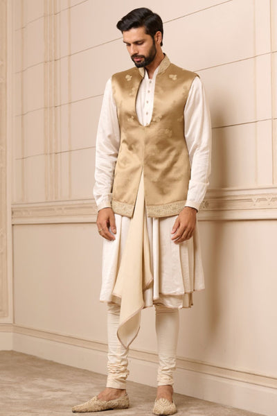 Tarun Tahiliani Menswear Waistcoat Jade indian designer wear online shopping melange singapore