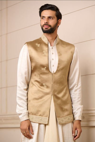 Tarun Tahiliani Menswear Waistcoat Jade indian designer wear online shopping melange singapore