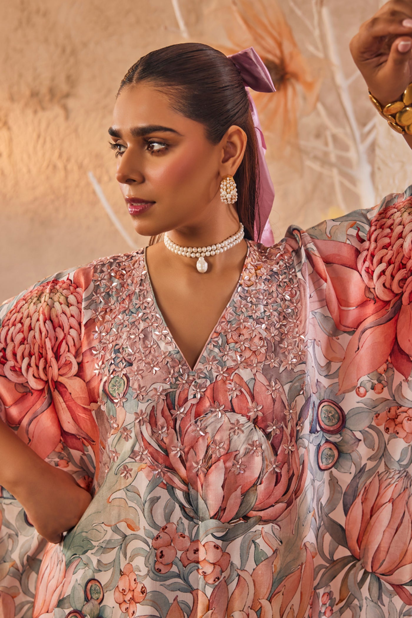 The Story Brand Isla Long Tunic with Pants indian designer wear online shopping melange singapore