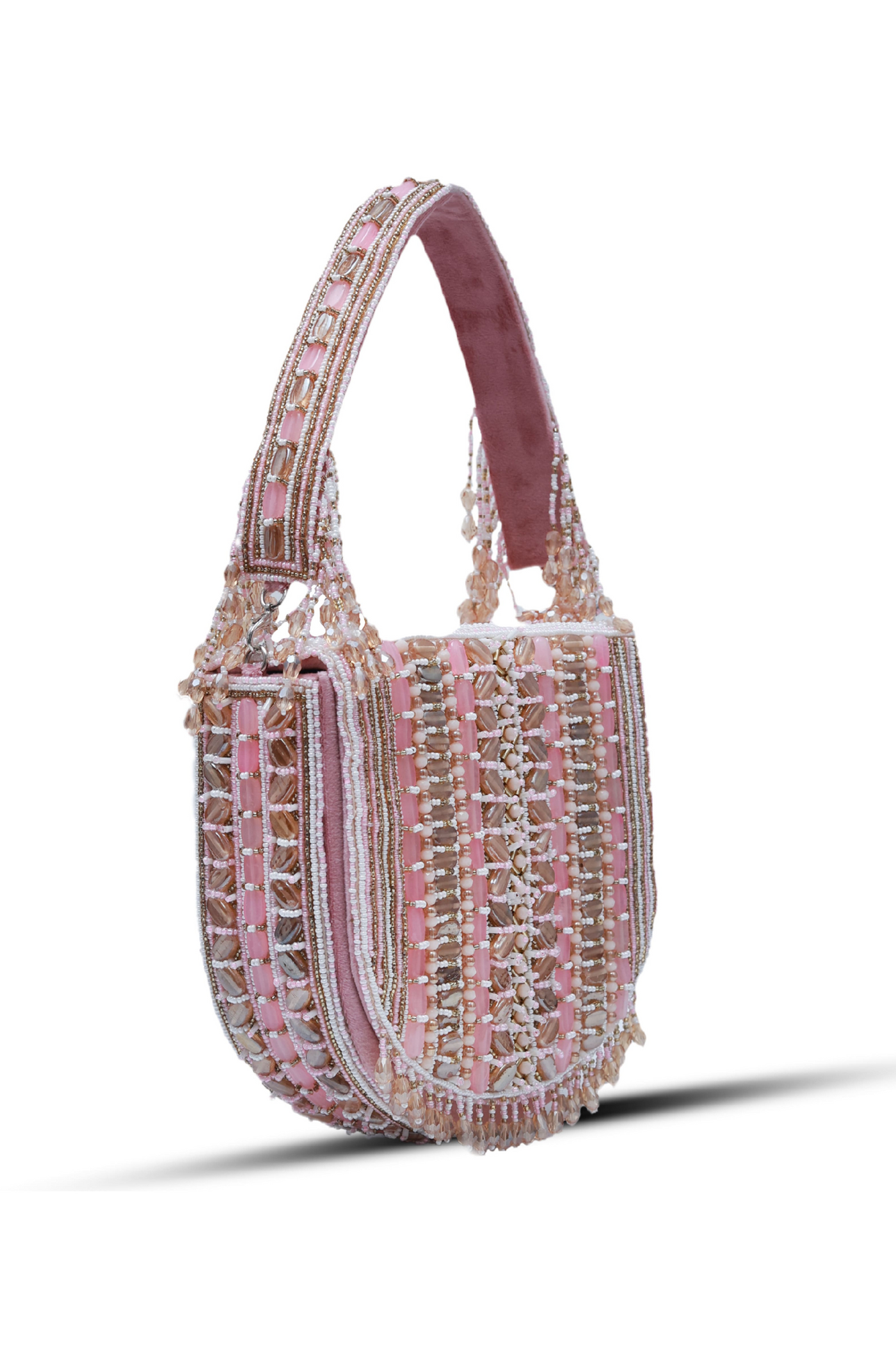 The Tan Clan Asma Pink Flap Over Bag with Handle Melange Singapore Online Shopping Womenswear Gifting