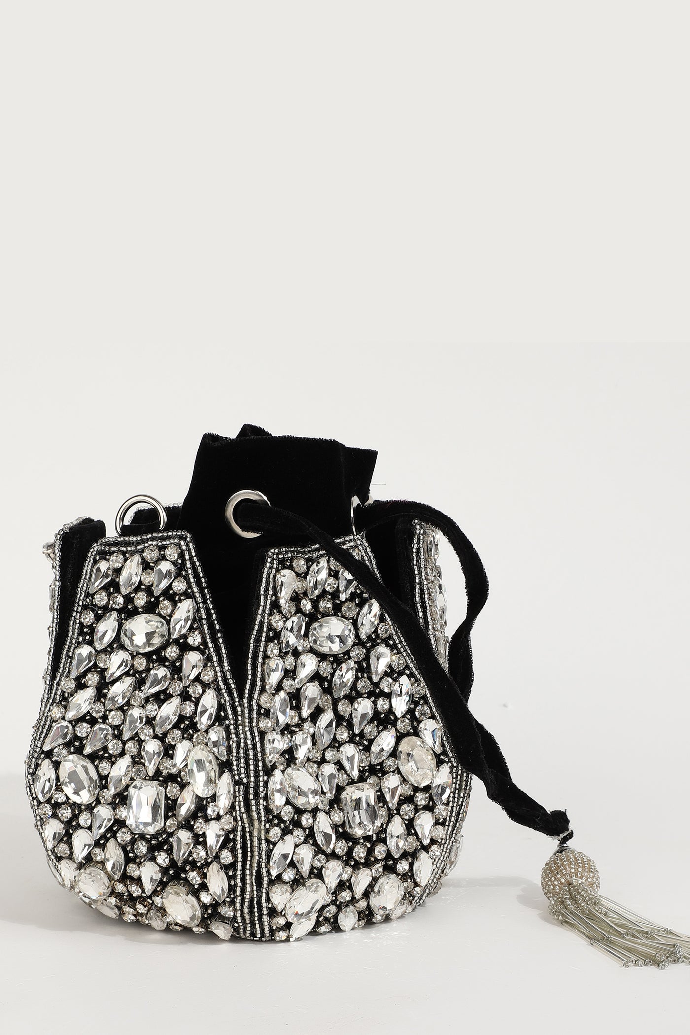 The Tan Clan Jhalak Potli Bag With Handle indian designer wear online shopping melange singapore