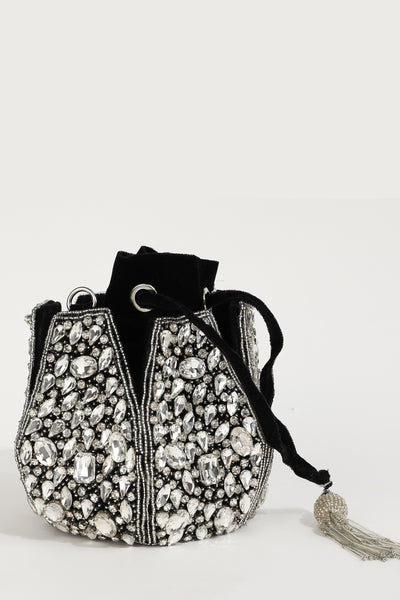 The Tan Clan Jhalak Potli Bag With Handle indian designer wear online shopping melange singapore