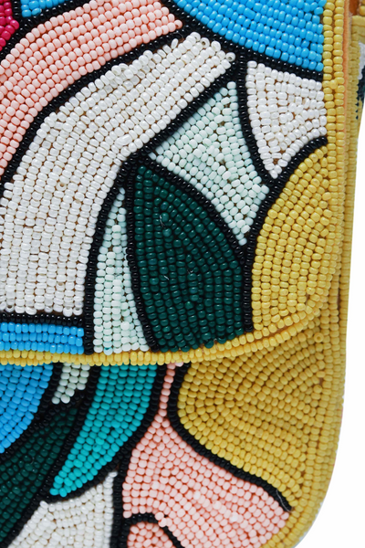 The Tan Clan Poppy Multicolor Baguette Bag with Handle Melange Singapore Online Shopping Gifting Womenswear