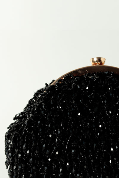 The Tan Clan Rosa Black Batua Bag indian designer wear online shopping melange singapore