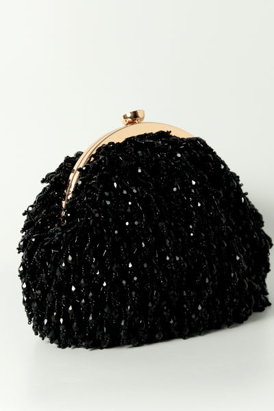 The Tan Clan Rosa Black Batua Bag indian designer wear online shopping melange singapore