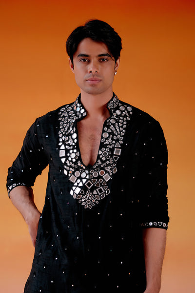 Twenty Nine Afghani Kurta With Salwar indian designer wear online shopping melange singapore