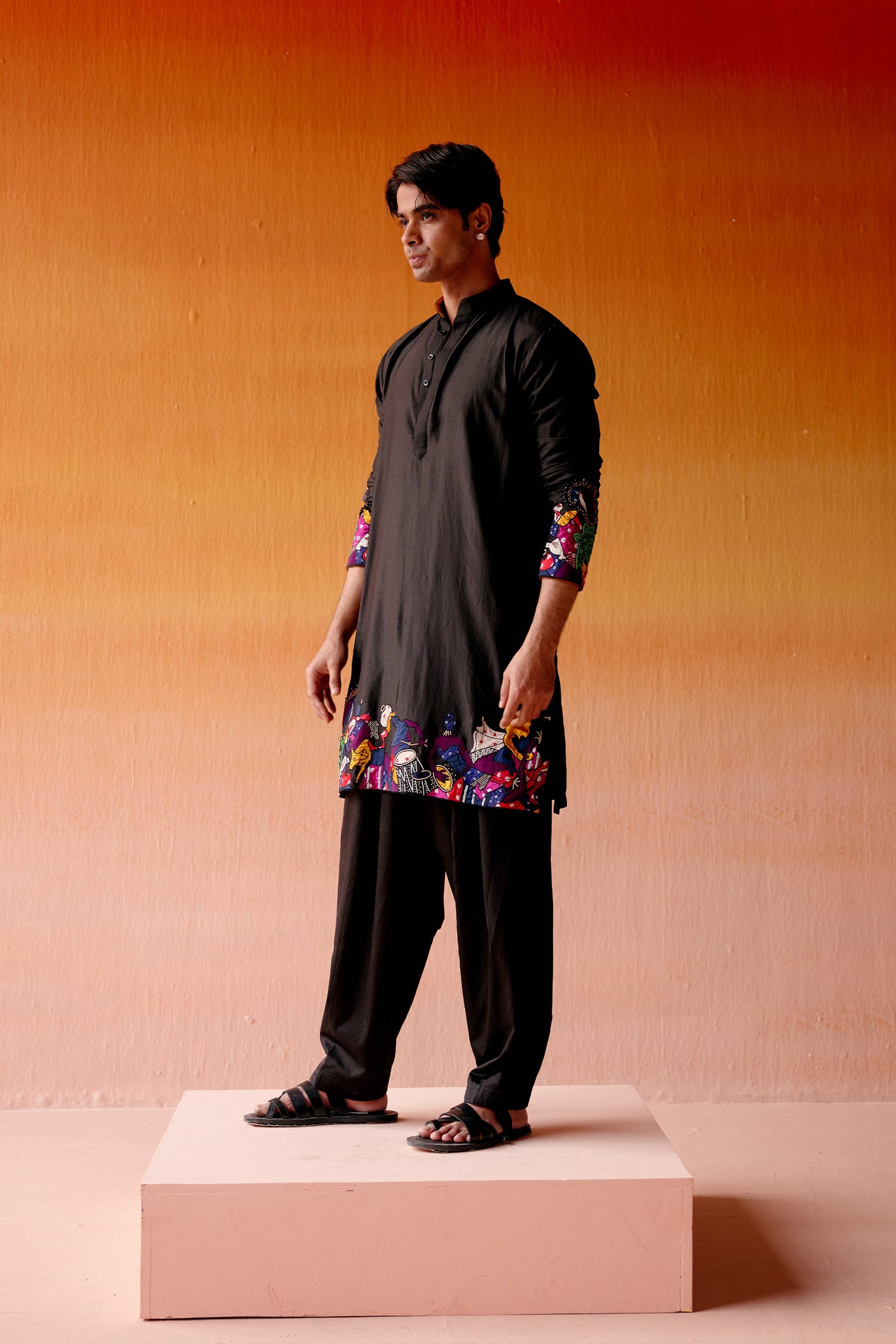 Twenty Nine Art Deco Kurta With Pants indian designer wear online shopping melange singapore