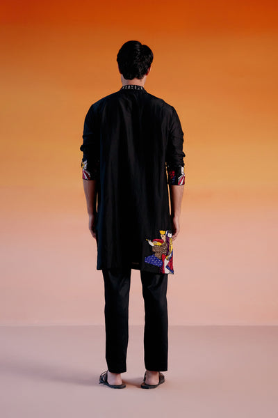 Twenty Nine Art Deco Mirrorwork Kurta With Salwar indian designer wear online shopping melange singapore