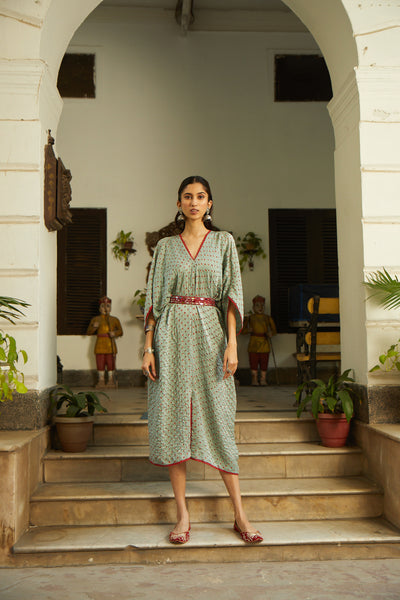 Twenty Nine Bandhani Kaftan Dress indian designer wear online shopping melange singapore
