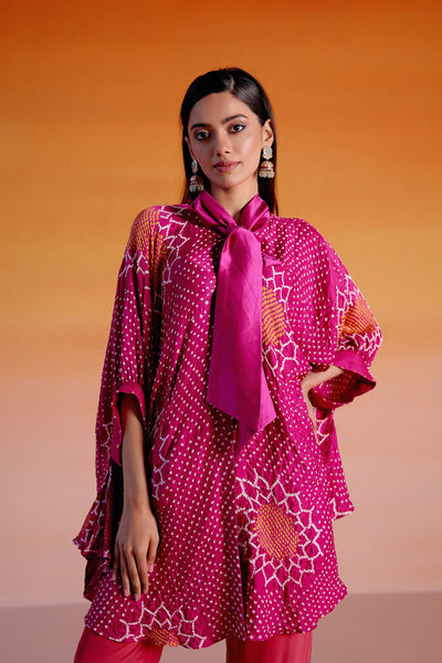 Twenty Nine Breezy Tie Shirt indian designer wear online shopping melange singapore
