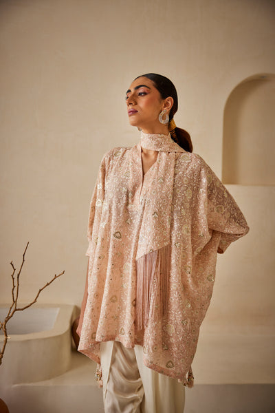 Twenty Nine Chikankari Kaftan indian designer wear online shopping melange singapore