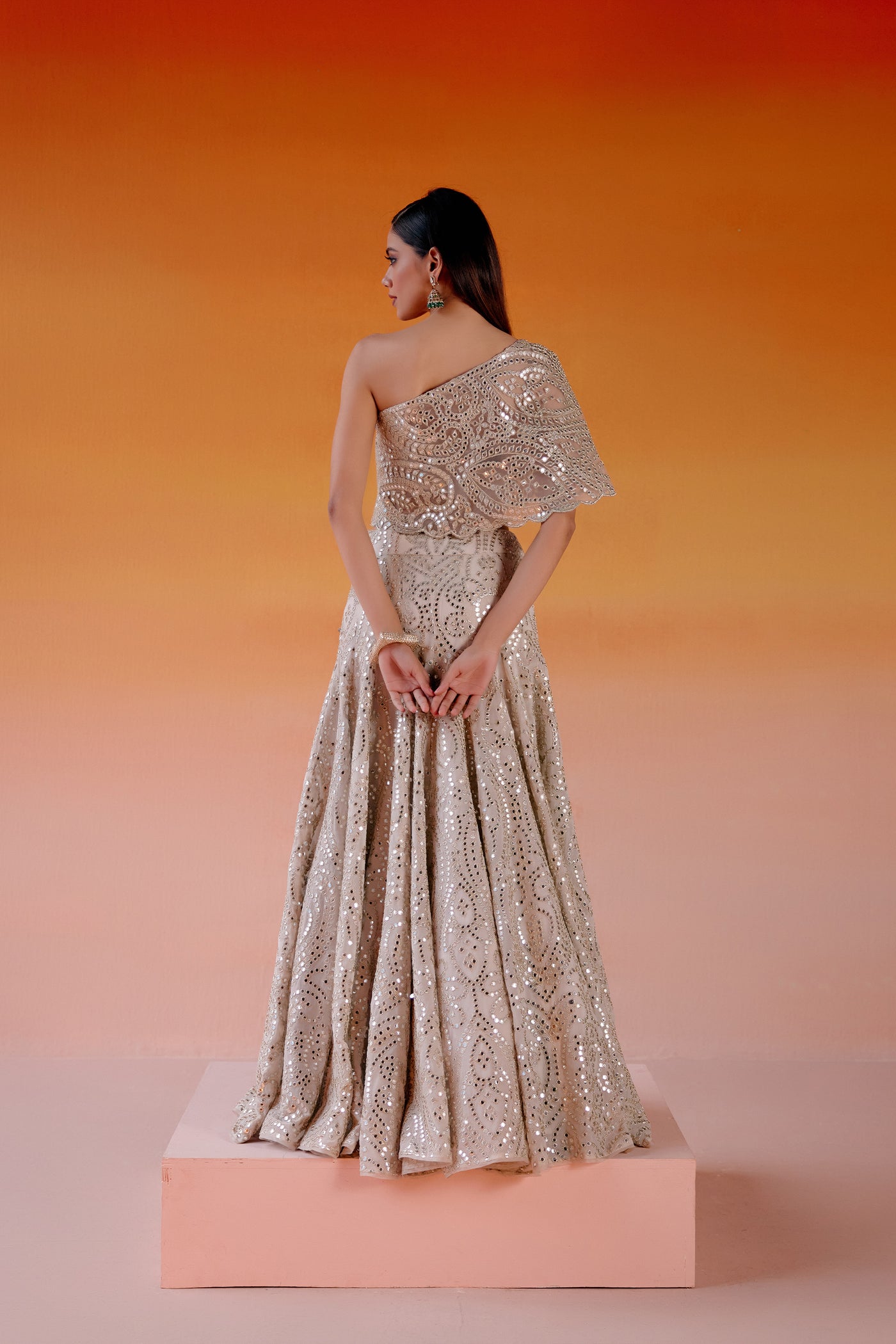 Twenty Nine Conical Kalidaar Lehenga indian designer wear online shopping melange singapore