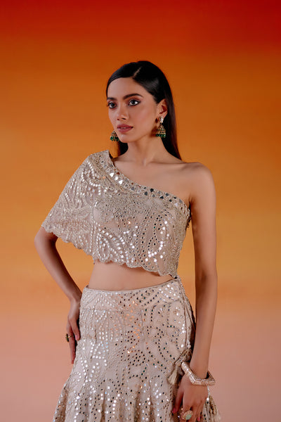 Twenty Nine Conical Kalidaar Lehenga indian designer wear online shopping melange singapore
