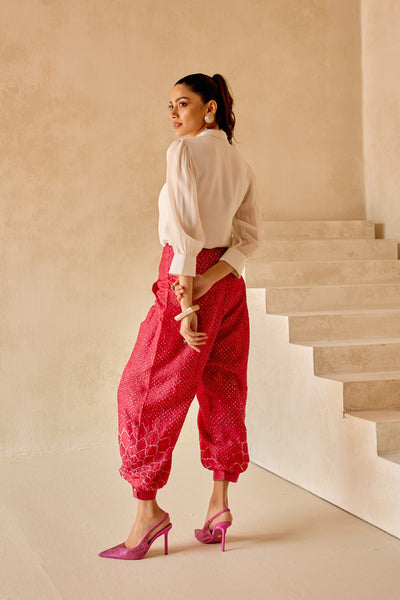 Twenty Nine Embellished Tie Shirt indian designer wear online shopping melange singapore