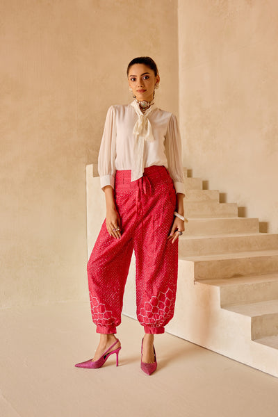 Twenty Nine Embellished Tie Shirt indian designer wear online shopping melange singapore