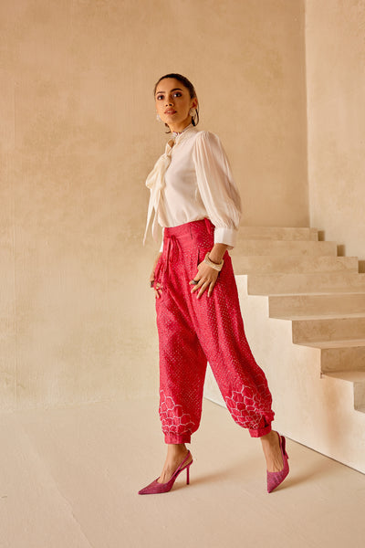 Twenty Nine Embellished Tie Shirt indian designer wear online shopping melange singapore